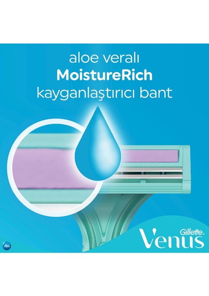 Simply Venus 2 Kullan At Kadın Tıraş Bıçağı Tekli