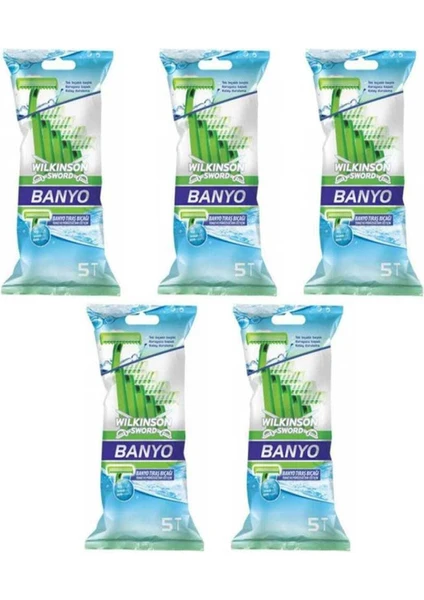 Sword 5'li Banyo Tıraş Bıçağı x 5 Paket