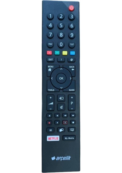 Arçelik Altus Grundig Smart LCD LED Tv Televizyon Kumandası Netflix Tuşlu Kumanda 7295 Abgn7