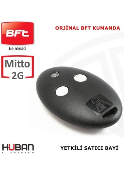 Bft Kumanda Bft Mitto 2 Oval Orjinal Italyan Garaj Kapı Kumandası Bft.mitto2.