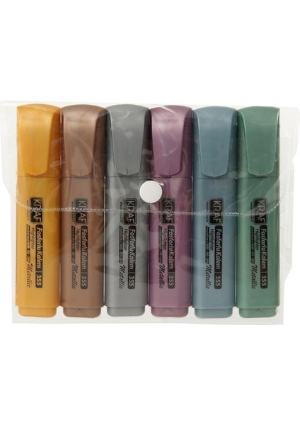 Fosforlu Kalem Seti 12 Renk 6 Metalik 6 Pastel Ergonomik Uç 2-4 mm fırsatları