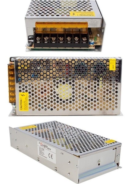 Eventime Powermaster PM-14068 12 Volt - 12.5 Amper Metal Kasa Adaptör