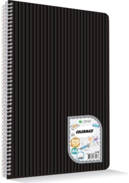 Çınar Defter 5 Adet Colormaxı A4 Sp.pp Kapak 40 Yp. Çizgili