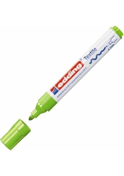 Tekstil Kalemi Açık Yeşil E-4500 (10 LU)