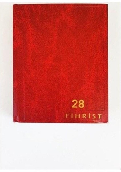 Ticari Fihrist 28'li 17X24 Cilt Bezli