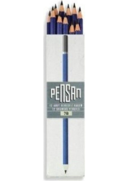 Dereceli Kurşun Kalem 3b 12 Li Pensan