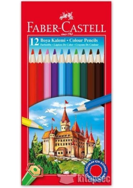 Castell 12'li Kuru Boya Faber Castell 12'li Kuru