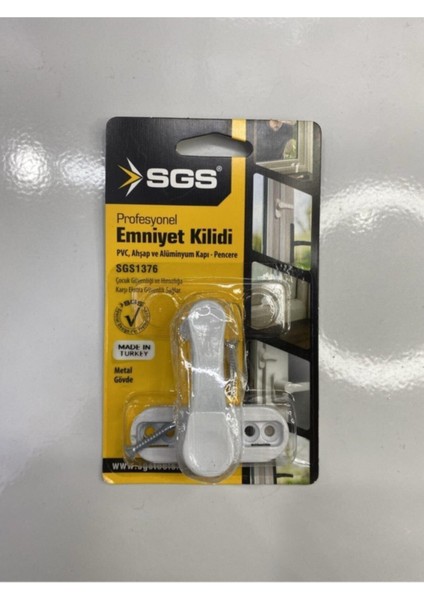 Metal Kapı Pencere Emniyet Kilidi