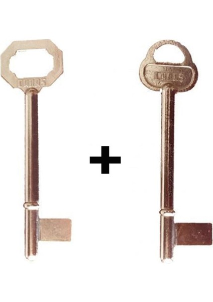 Maymuncuk Oda Kapısı Anahtarı Her Kilidi Açan Anahtarlar-2 Adet - 11MM-13 mm