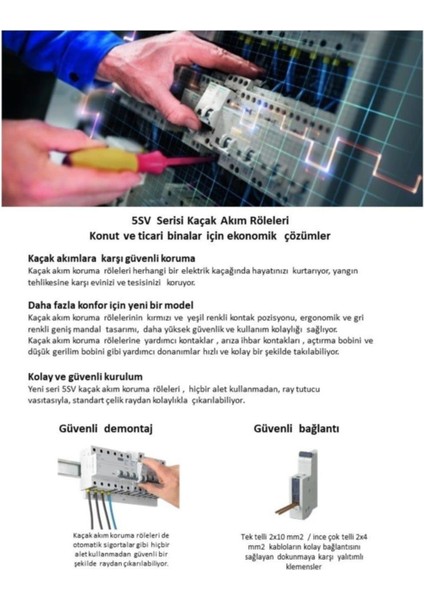 5SV4344-0 40A 30MA 400V (3 Faz+Nötr) Kaçak Akım Koruma Rölesi