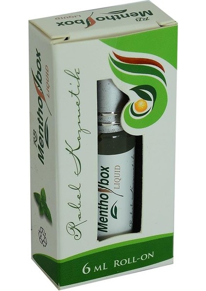 Menthol Box Menthol Masaj Yağı Likit Roll On Menthol Nane Limon Bitkisel Yağlar Karışımlı 6 ml