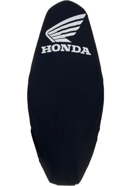 Honda Yazılı Pcx Dio Cbf Sele Kılıfı Siyah