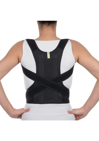 Neopren Postureks Korse Siyah (Duruş Bozukluğu, Sırt Kası Zayıflıkları) indirimleri
