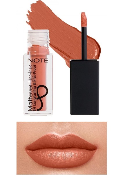 Mattever Likit Ruj Mat ve Kalıcı 04 Peach Rose