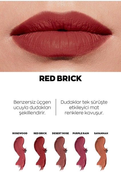 Precious Earth Stik Ruj - Red Brick fiyatları