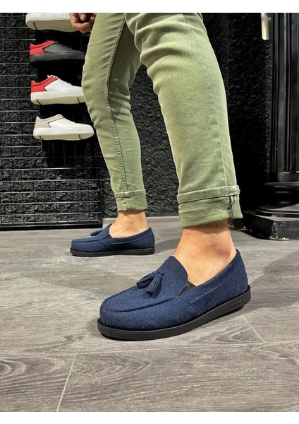 LISINYA952  Loafer Erkek Ayakkabı  Mavi