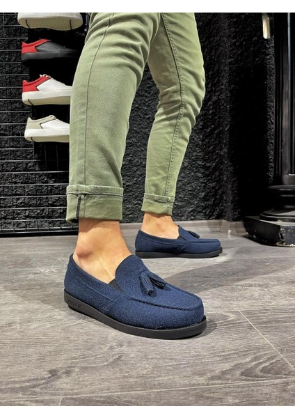 LISINYA952  Loafer Erkek Ayakkabı  Mavi