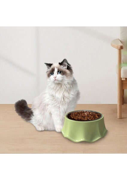 Kedi Yiyecek Veya Su Anti Çeviren Kedi Maması Kase Tavuk Tavşanlar Yeşil Için Sevi mli (Yurt Dışından) fiyatları