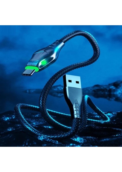 Z6 Çoklu Şarj Adaptörü + J17 Type-C Cobra Style 5A/100W Şarj Kablosu -2mt
