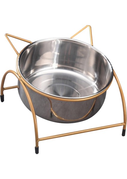 Yükseltilmiş Kedi Kasesi Yükseltilmiş Kedi Su Kasesi Küçük Köpekler Için 12CM Aureate 1 Kase (Yurt Dışından)