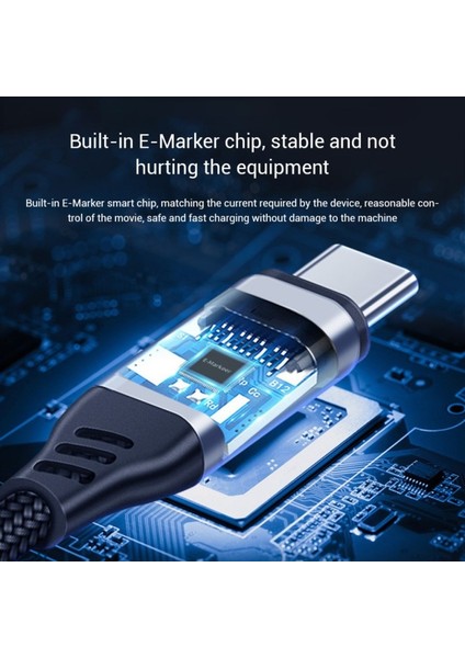 C7 (Type-C)+Micro Usb Girişli Şarj Adaptörü-36W + C7 Type-C To Type-C 5A/100W Şarj Kablosu -2mt