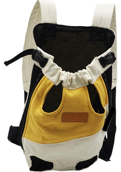 Pet Ön Tyıcı Kedi Köpek Seyahat Sırt Çantası Sarı (Yurt Dışından)