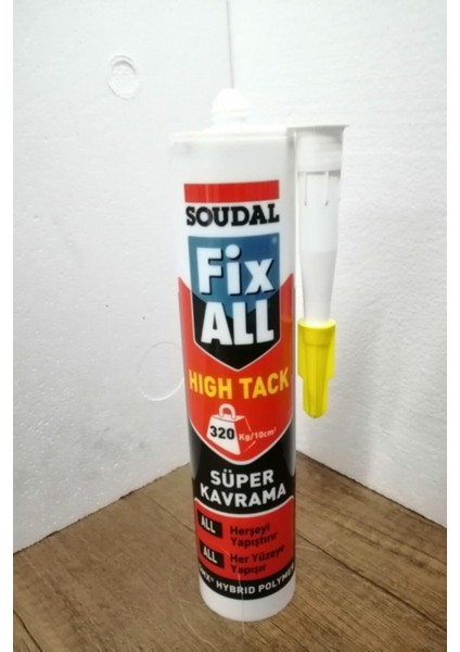 Fix All Korniş Yapıştırıcı Montaj Silikonu Beyaz 290 ml