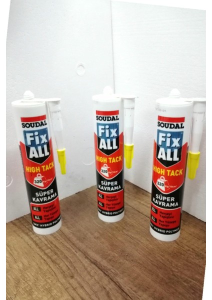 Fix All Korniş Yapıştırıcı Montaj Silikonu Beyaz 290 ml