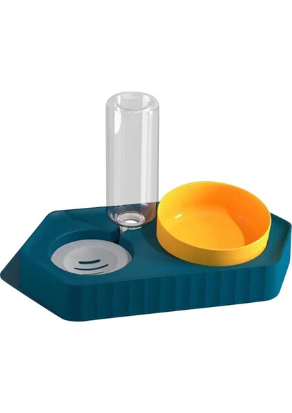 Nokta Kaseleri Islak Ve Kuru Gıda Kaseleri Set Çıkarılabilir Evcil Hayvan Ve Sucu Çift Mavi (Yurt Dışından) modelleri
