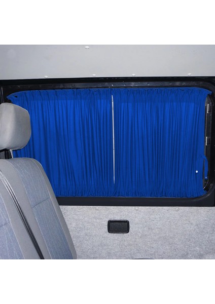 Volkswagen Transporter Caravelle T5/t6/t7 Uzun Şase 2003-2022 Uyumlu Mavi Raylı Oto Perde Takımı modelleri