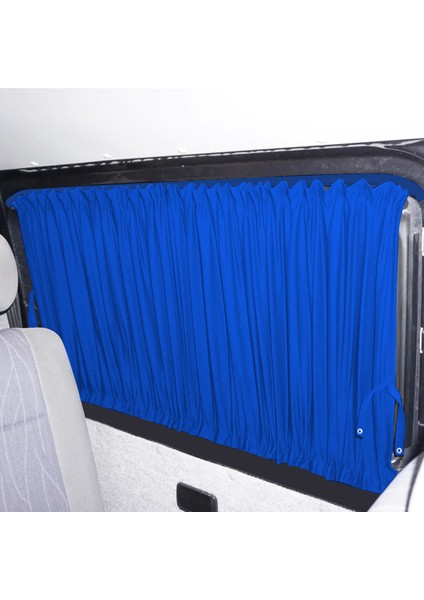 Volkswagen Transporter Caravelle T5/t6/t7 Uzun Şase 2003-2022 Uyumlu Mavi Raylı Oto Perde Takımı fırsatları