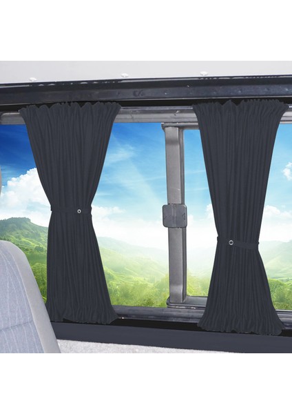 Fiat Doblo I 2000-2010 Uyumlu Füme Raylı Oto Perde Takımı modelleri
