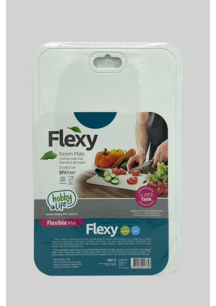 Flexy Kesme Tahtası Matı Beyaz
