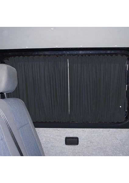 Mercedes Vito W639 5 Cam 2003-2014 Uyumlu Füme Raylı Oto Perde Takımı modelleri