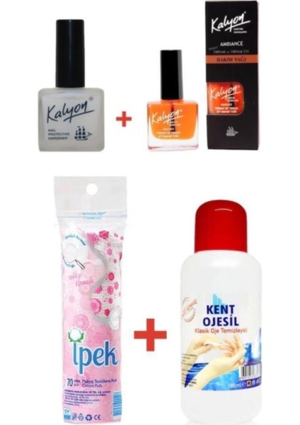 Tırnak Besleyici Bakım Yağı Ipek Disk Pamuk 70'li Kent Aseton 180 ml