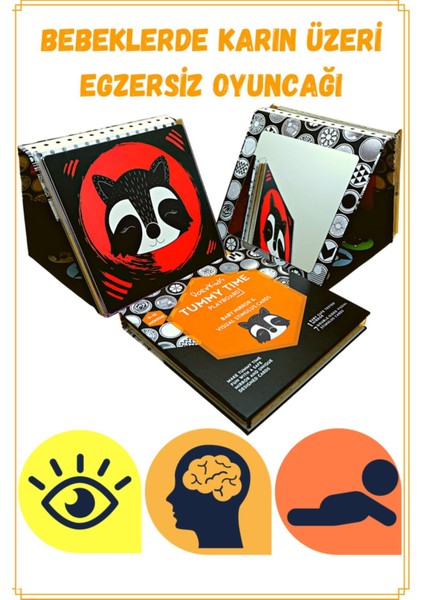 Tummy Time Bebek Aynası & Bebek Zeka Kartları