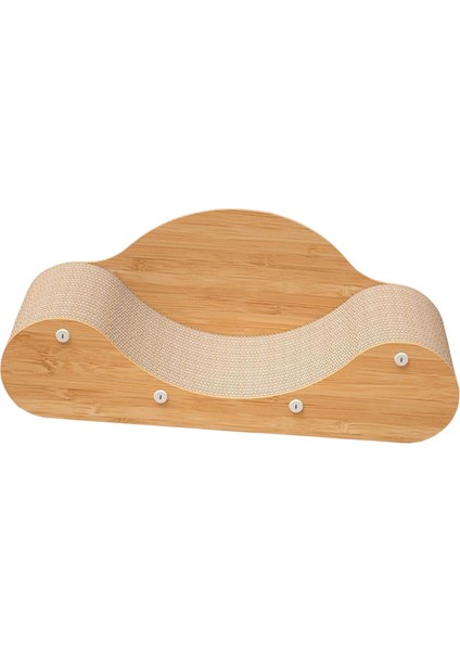 Kedi Çizici Yuva Yatak Pençe Pençe Kedi Çizik Ped Aşınma Dirençli Evcil Hayvan Yatak Kedi 60CMX24CMX23CM Kahverengi (Yurt Dışından)