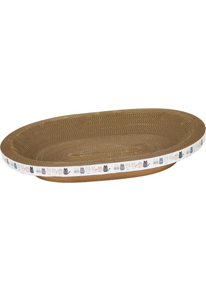 Kedi Çizik Kase Ped Yuva Yatağı Oval Oluklu Kedi Çizme Tahtası 43CMX16CMX8CM (Yurt Dışından) indirimleri