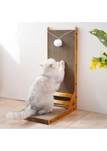 Dikey Kedi Çizicisi Kalınlaşmış Salon Yatağı, Kedi Yavrusu Kapalı Kediler Için Top (Yurt Dışından) fiyatları