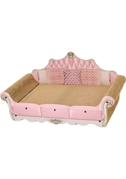 Cat Scratcher Pad Mobilya Koruyucu Pet Malzemeleri Oluklu Tahta Lounger Pembe (Yurt Dışından) fiyatları