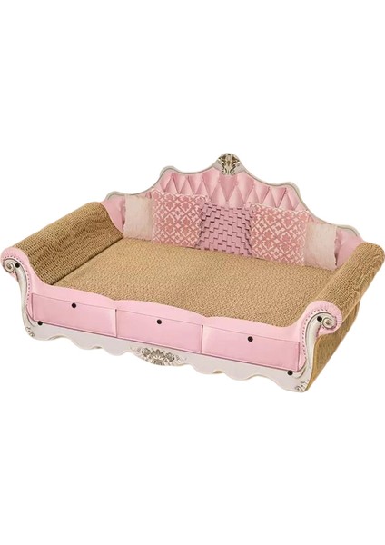 Cat Scratcher Pad Mobilya Koruyucu Pet Malzemeleri Oluklu Tahta Lounger Pembe (Yurt Dışından) fırsatları