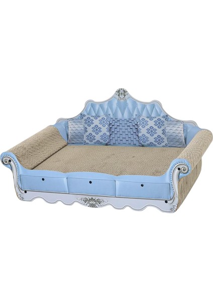 Cat Scratcher Pad Mobilya Koruyucusu Pet Malzemeleri Oluklu Tahta Lounger Mavi (Yurt Dışından) fiyatları