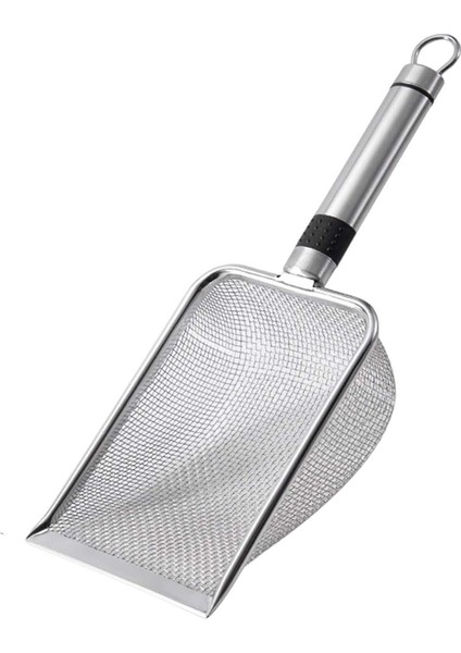 Pet Sifter Kedi Kamısı Substrat Kedi Kum Tuvalet Metal Kolu Çöpü Er 3.8mmx3.8mm (Yurt Dışından)