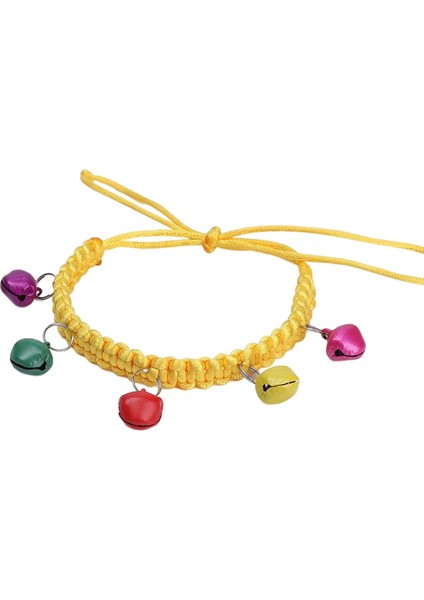 Pet Yakası Çanlar Ayarlanabilir Köpek Kedi Boyun Kayışı Sarı (Yurt Dışından) fiyatları