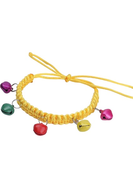 Pet Yakası Çanlar Ayarlanabilir Köpek Kedi Boyun Kayışı Sarı (Yurt Dışından) modelleri