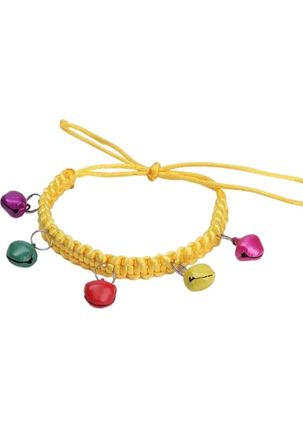 Pet Yakası Çanlar Ayarlanabilir Köpek Kedi Boyun Kayışı Sarı (Yurt Dışından) indirimleri