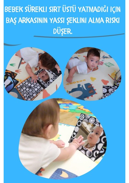 Bebek Aynası ve Bebeğimin Ilk Zeka Kartları Tummy Time indirimleri
