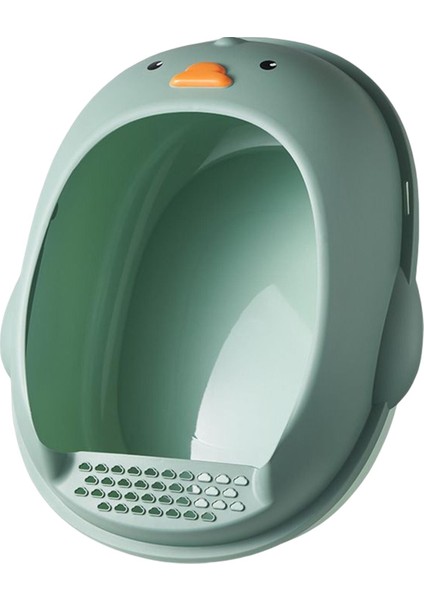 Kedi Çöp Kutuları Kapalı Kediler Çıkarılabilir Tasarım Tavşan Yeşili Için Anti Sıçma (Yurt Dışından)