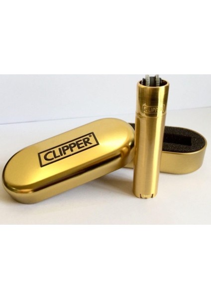 Clipper Metal Çakmak Gold Özel Kutulu fırsatları