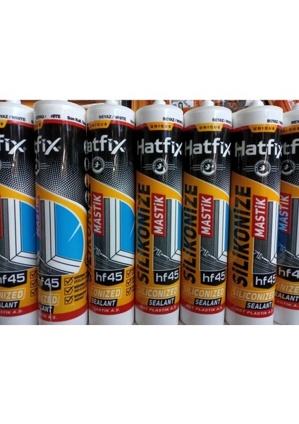 Silikon Mastik Beyaz 450GR 10 Adet